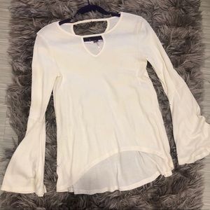 Bell sleeve top